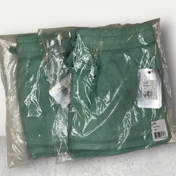 PJ Salvage Seafoam Green Terry Pajama Shorts with PocketsWomen’s XXS NEW  002 - Picture 7 of 7